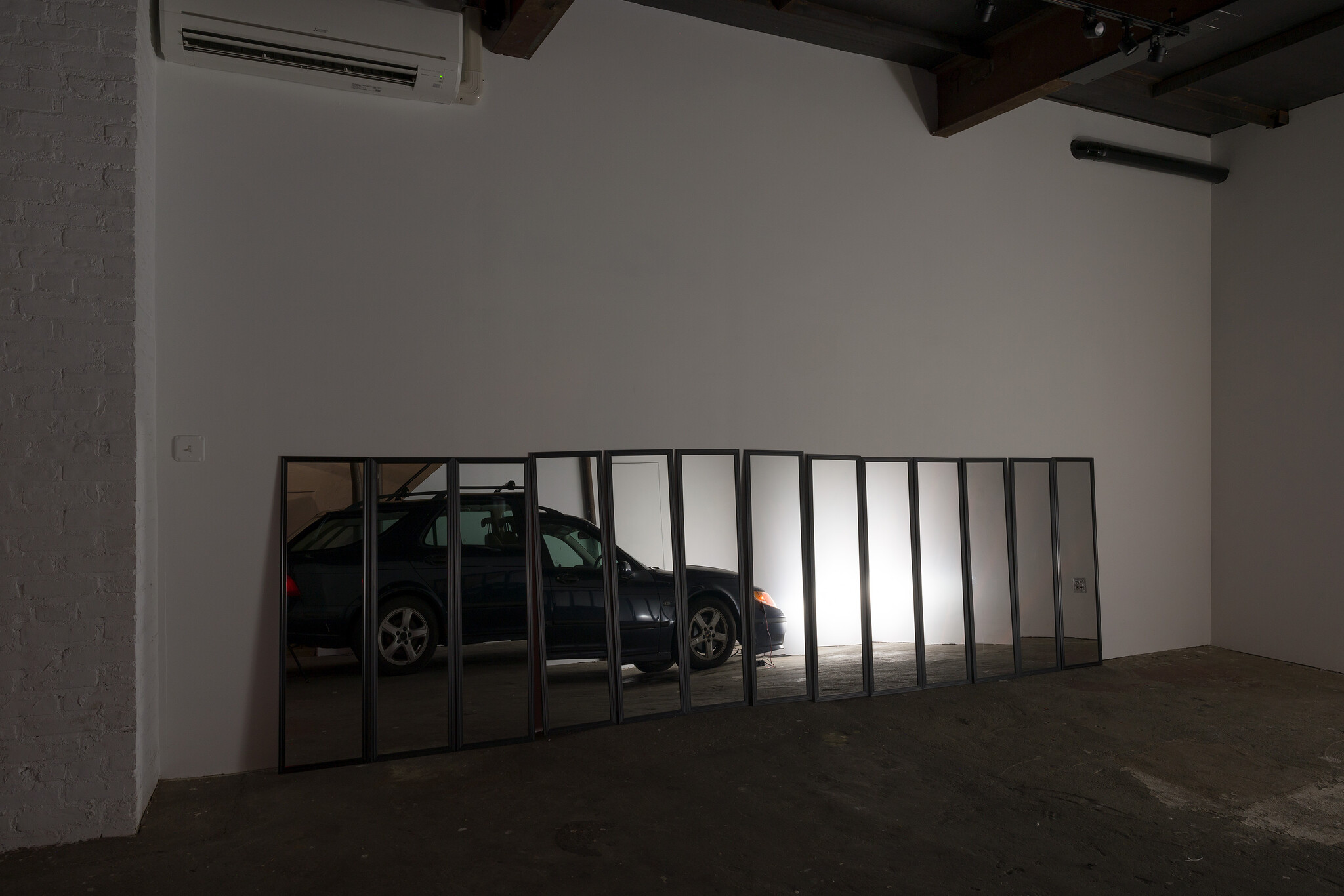 An installation view of 100 Cents at Kaje