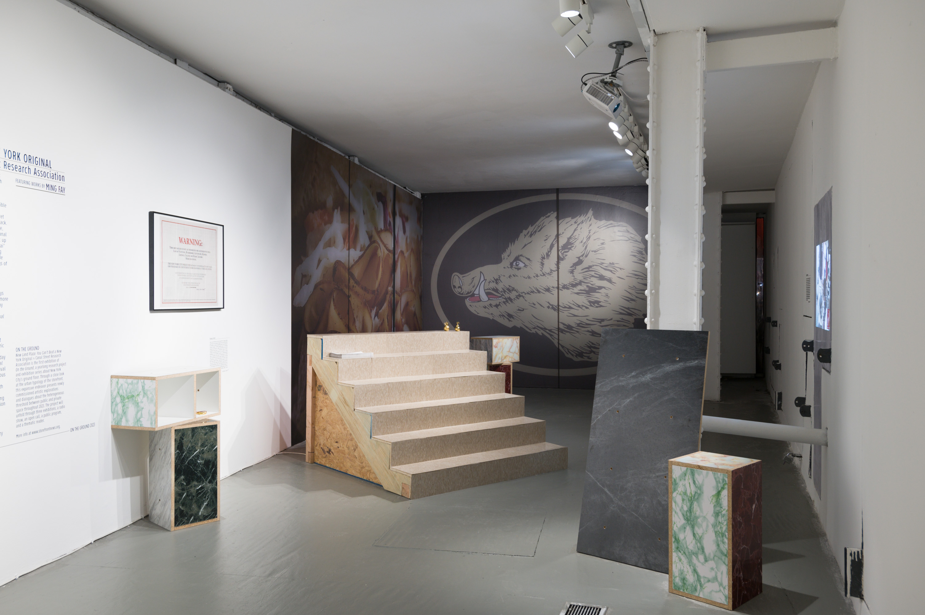 An Installation view of the show.